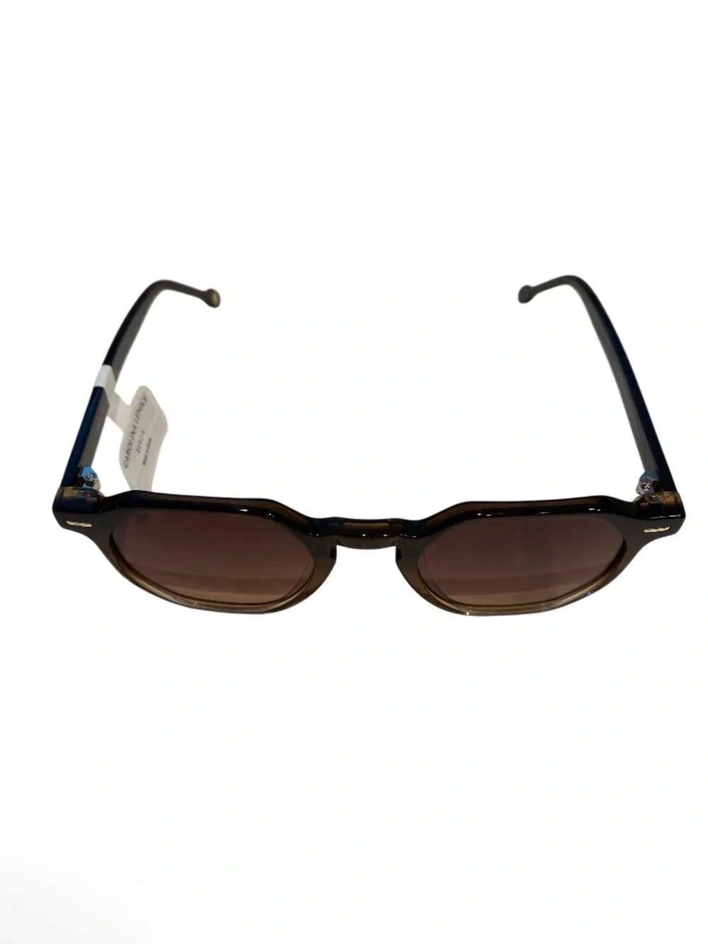 NEW Carolina Lemke Kyson Ocean Brown Acetate Sunglasses CL9410